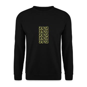 Birthday 2012 - Unisex Sweatshirt - black - Front - Alina (178cm) & Michal (187cm)