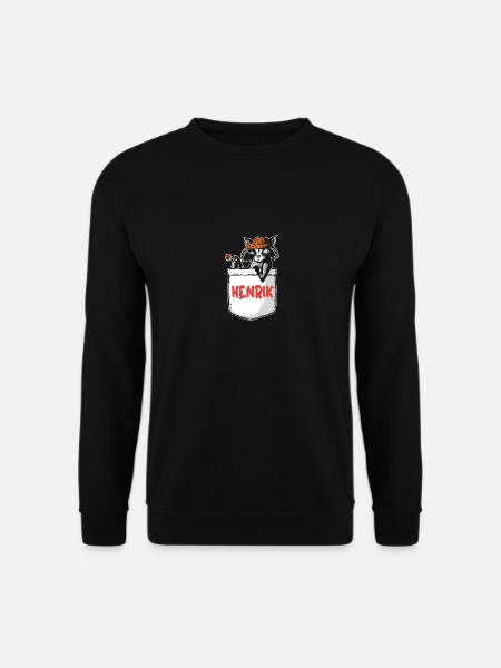 Raccoon Henrik - Unisex Sweatshirt - black
