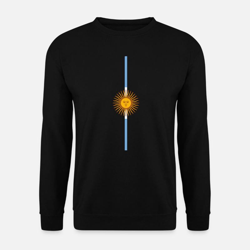 Argentinen Style Streifen - Unisex Pullover - Schwarz