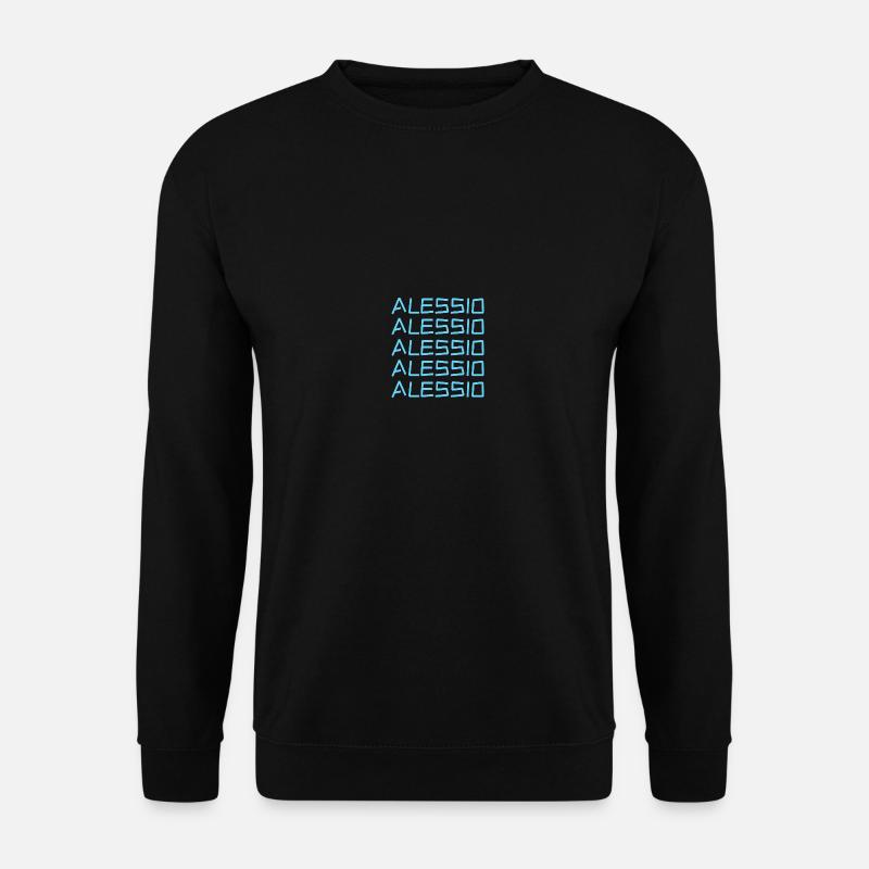 Alessio as a given name - Unisex Sweatshirt - black