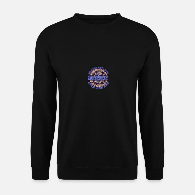 Vorname Diana - Unisex Pullover - Schwarz