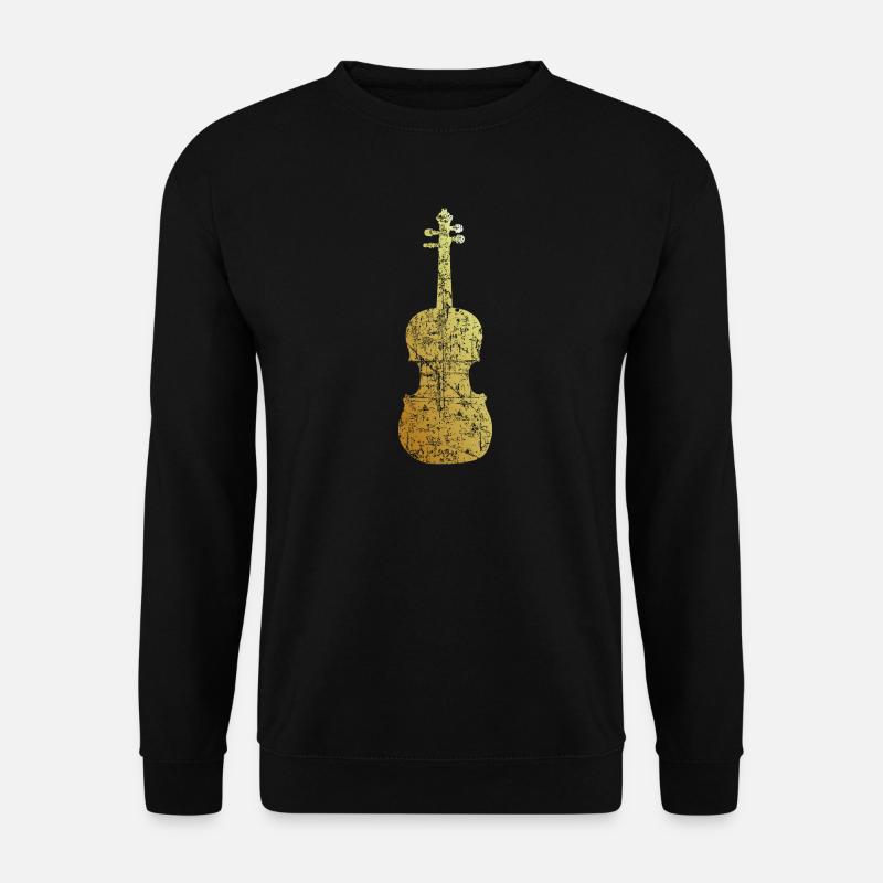 Viola (Ancient Gold) - Unisex Sweatshirt - black