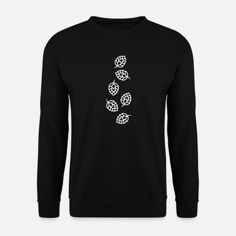 Hops Buds Barley Symbol - Unisex Sweatshirt - black