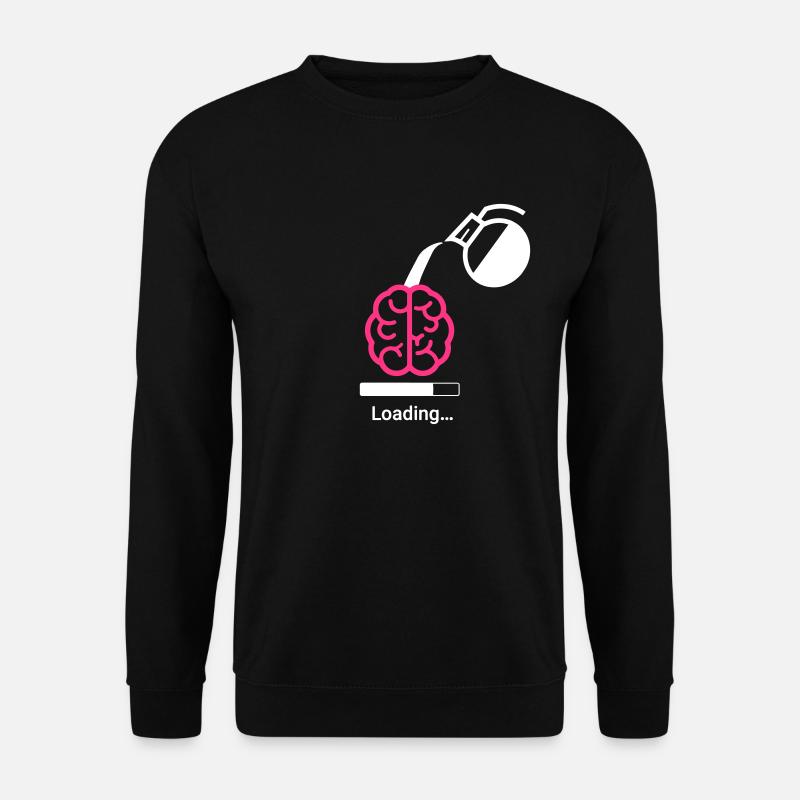 Kaffee Ladestatus - Unisex Pullover - Schwarz