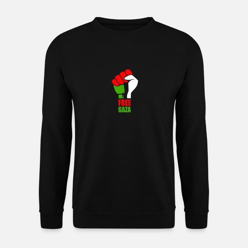 Save gaza - Unisex Pullover - Schwarz