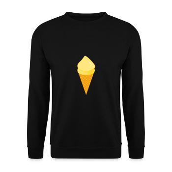 Ice Cream Vanilla Ice Cream - Unisex Sweatshirt - black - Front - Alina (178cm) & Michal (187cm)
