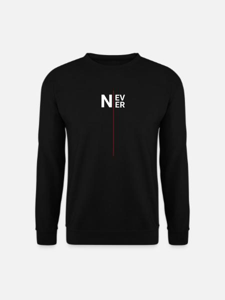 Null Bock, Never oder Ever? Kein Bock? - Unisex Pullover - Schwarz