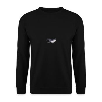 Corne de baleine - Sweat-shirt Unisexe - noir - Devant - Alina (178cm) & Michal (187cm)