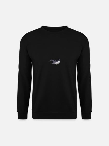 Whale horn - Unisex Sweatshirt - black