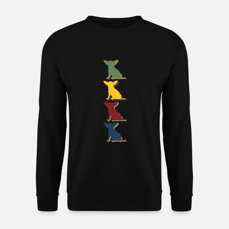 CHIHUAHUA HUNDERASSE HUND - Unisex Pullover - Schwarz