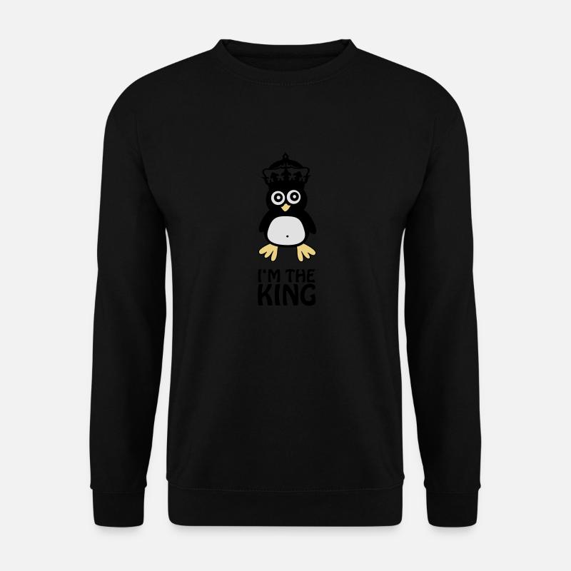 pingu_king2 - Unisex Pullover - Schwarz