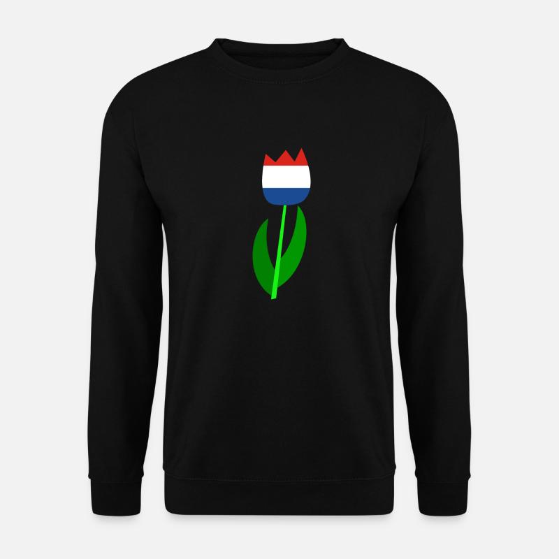 Niederlande Tulpen - Unisex Pullover - Schwarz