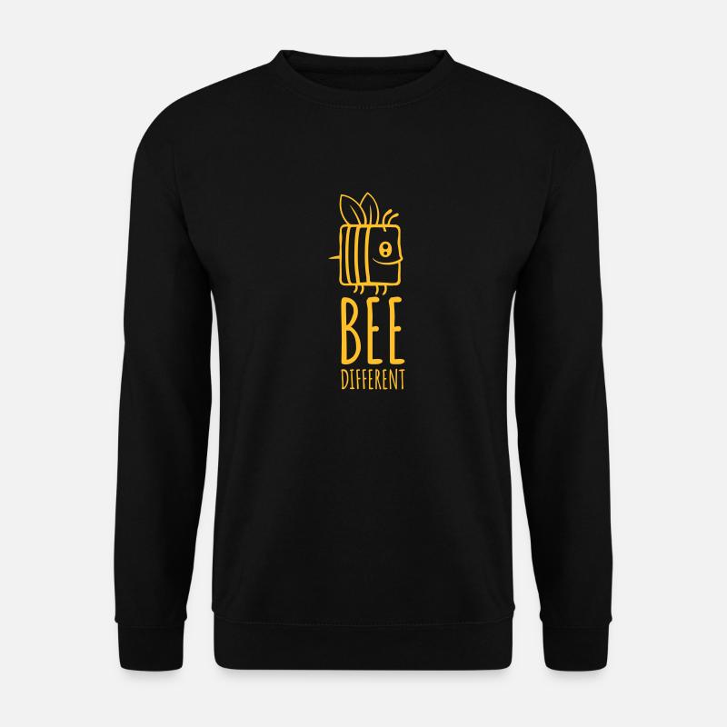 bee citation différente - Sweat-shirt Unisexe - noir