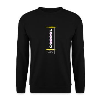 Cool is Timeless - Unisex Sweatshirt - black - Front - Alina (178cm) & Michal (187cm)