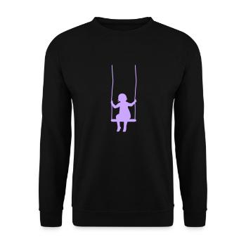 Swing Girl - Unisex Sweatshirt - black - Front - Alina (178cm) & Michal (187cm)