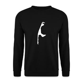 Sylt Silhouette - Unisex Pullover - Schwarz - Vorne - Alina (178cm) & Michal (187cm)