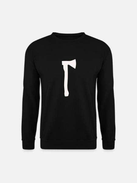 Axe Silhouette - Unisex Sweatshirt - black
