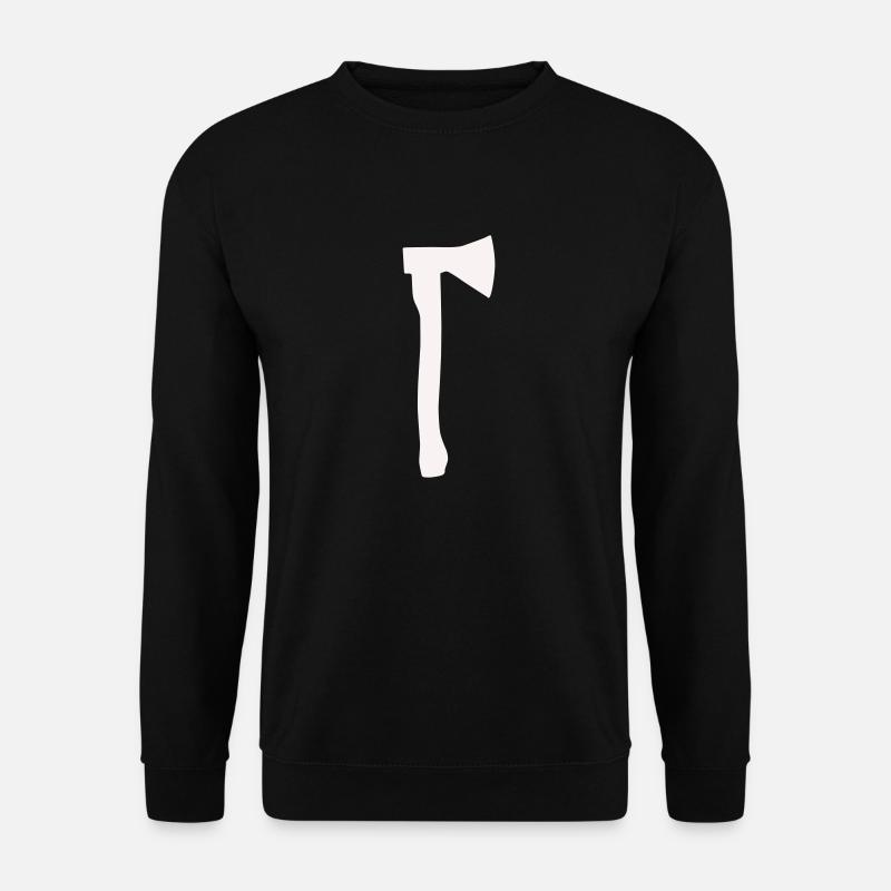Axe Silhouette - Unisex Sweatshirt - black