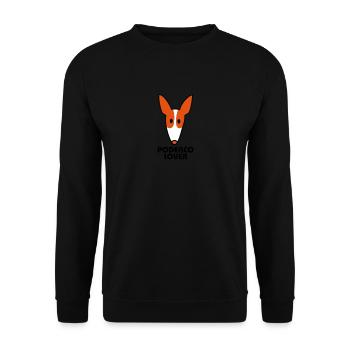 Podencolover - Unisex Pullover - Schwarz - Vorne - Alina (178cm) & Michal (187cm)