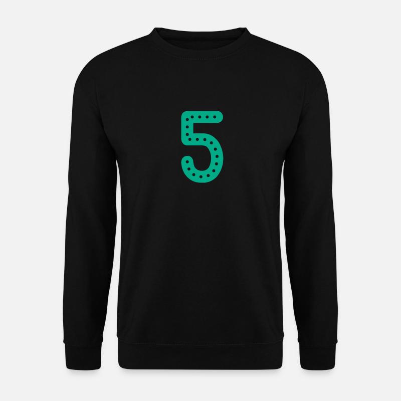 5 JAHRE. 5-jähriges JUBILÄUM. GEBURTSTAG 5 JAHRE. 5 - Unisex Pullover - Schwarz