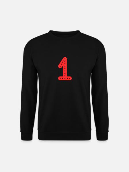 1 JAHR. 1. GEBURTSTAG. GEBURTSTAG 1 JAHR. 1 - Unisex Pullover - Schwarz