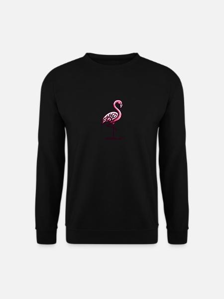 Flamingo - Unisex Pullover - Schwarz