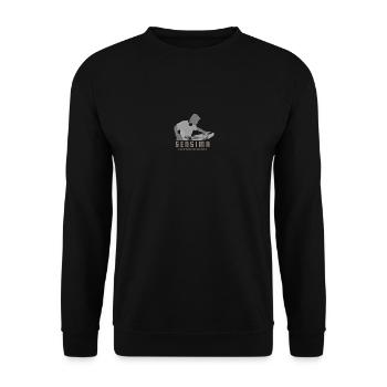 Sensi merch - Unisex Sweatshirt - black - Front - Alina (178cm) & Michal (187cm)