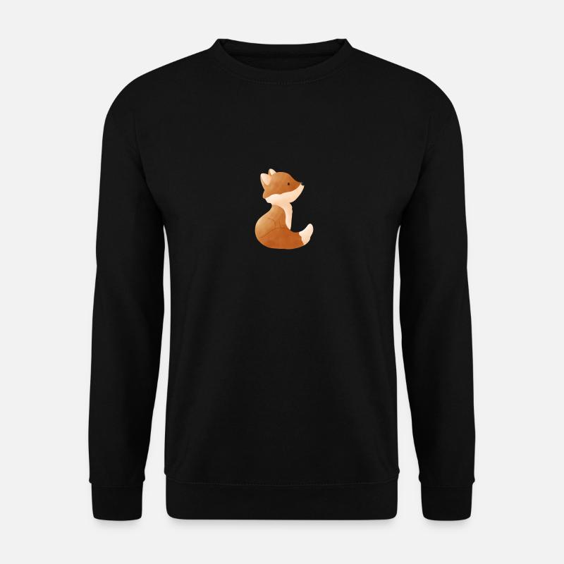 Fuchs - Unisex Pullover - Schwarz