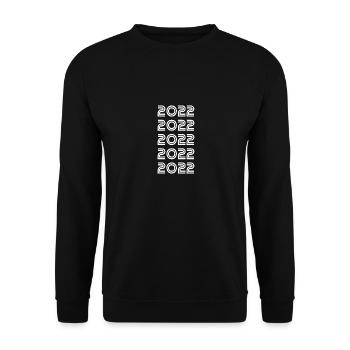 2022 - Unisex Pullover - Schwarz - Vorne - Alina (178cm) & Michal (187cm)
