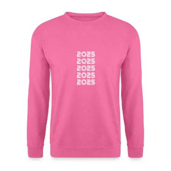 Jahr 2025 - Unisex Pullover - Pink - Vorne