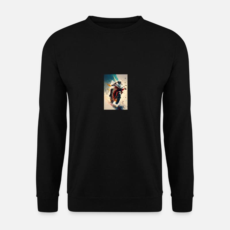Motorrad - Unisex Pullover - Schwarz