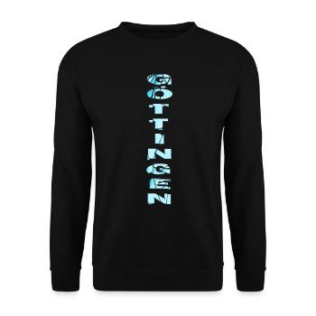 Göttingen Germany City Font Skyline Home - Unisex Sweatshirt - black - Front - Alina (178cm) & Michal (187cm)
