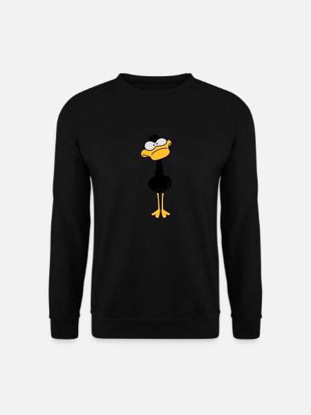 Funny Duck - Unisex Pullover - Schwarz