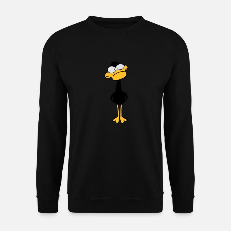 Funny Duck - Unisex Pullover - Schwarz