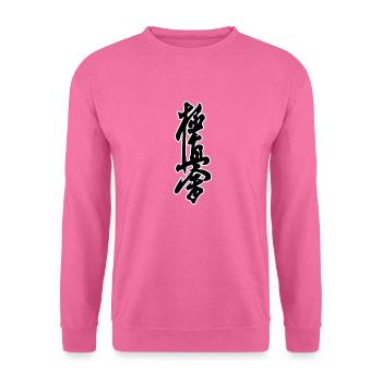 kyokushin karaté kanji - Sweat-shirt Unisexe - rose - Devant