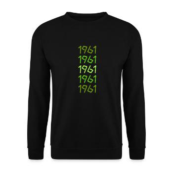 Chef 1961 - Unisex Sweatshirt - black - Front - Alina (178cm) & Michal (187cm)