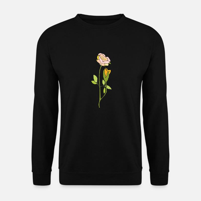Rose - Unisex Pullover - Schwarz