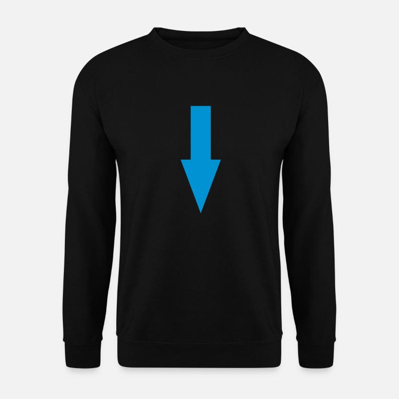 2541614 11024555 Pfeil - Unisex Pullover - Schwarz