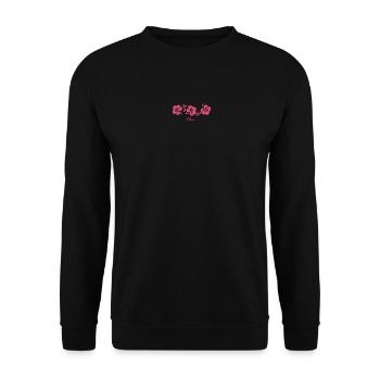 Fleur d’hibiscus de Maui Hawaii - Sweat-shirt Unisexe - noir - Devant - Alina (178cm) & Michal (187cm)