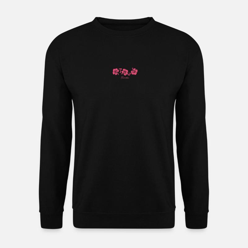 Florida Hibiskusblüte - Unisex Pullover - Schwarz