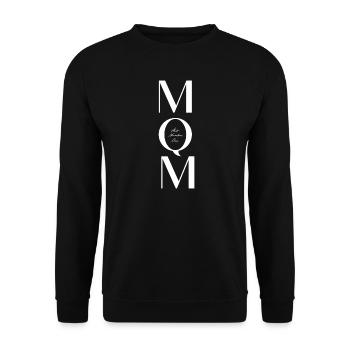 Maman - Mon numéro un - Sweat-shirt Unisexe - noir - Devant - Alina (178cm) & Michal (187cm)