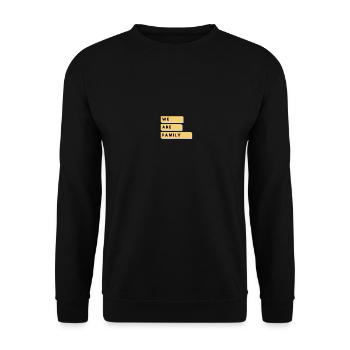 We are family - Sweat-shirt Unisexe - noir - Devant - Alina (178cm) & Michal (187cm)