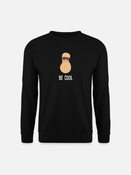 Peanut - Be Cool, sunglasses - Unisex Sweatshirt - black