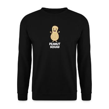 Peanut - Peanut Squad - Unisex Sweatshirt - black - Front - Alina (178cm) & Michal (187cm)