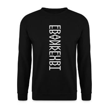 Stadt Frankfurt Frankfurter Frankfurterin Spruch - Unisex Pullover - Schwarz - Vorne - Alina (178cm) & Michal (187cm)