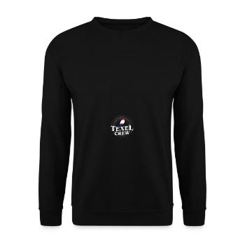Texel Crew Hollande septentrionale Îles de vacances Pays-Bas - Sweat-shirt Unisexe - noir - Devant - Alina (178cm) & Michal (187cm)
