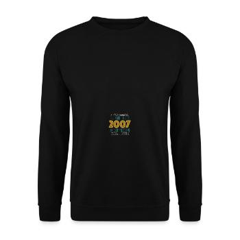 Retro Vintage Limited Edition 2007 - Unisex Sweatshirt - black - Front - Alina (178cm) & Michal (187cm)