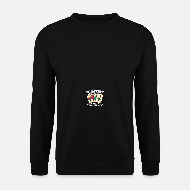 Schafkopf die Mutter aller Kartenspiele - Unisex Pullover - Schwarz