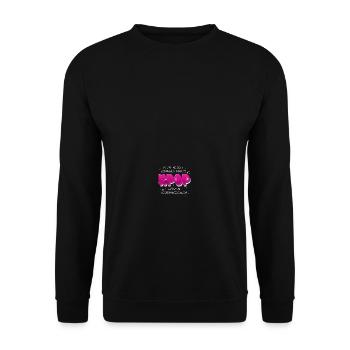 Team K-Pop Koreanische Popmusik Kpop - Unisex Pullover - Schwarz - Vorne - Alina (178cm) & Michal (187cm)