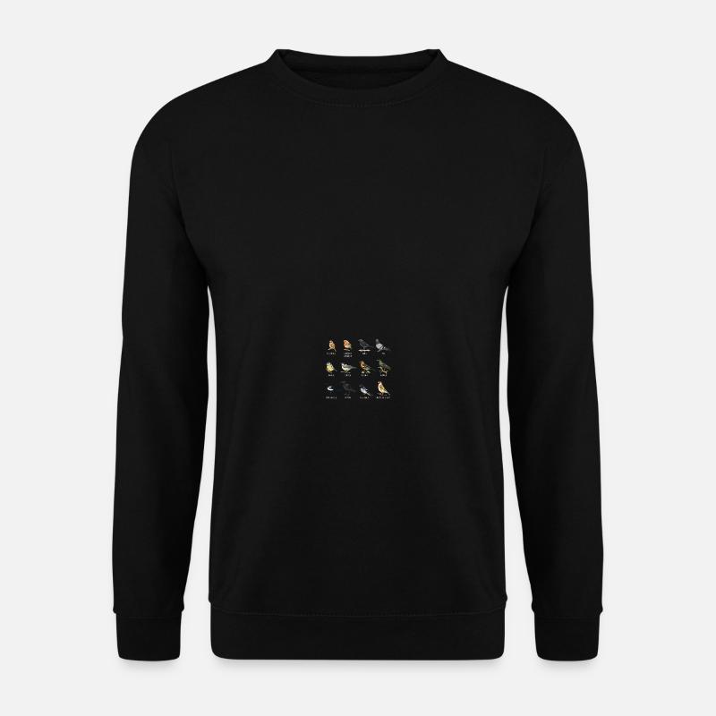 Heimische Vogelarten Deutschland - Unisex Pullover - Schwarz